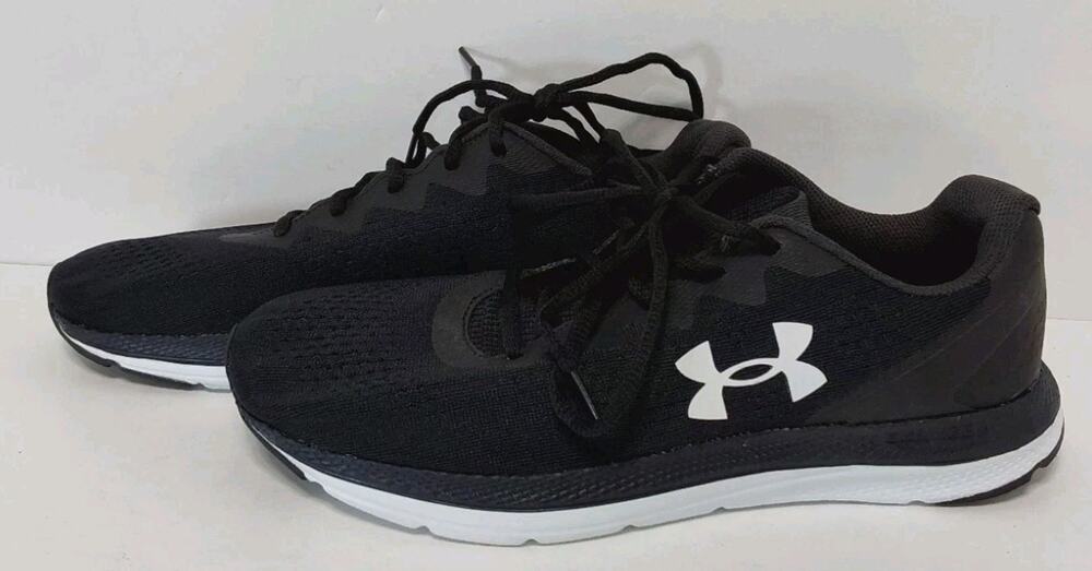 Under Armour Charged Impulse 2 Size 11 Black White Shoes